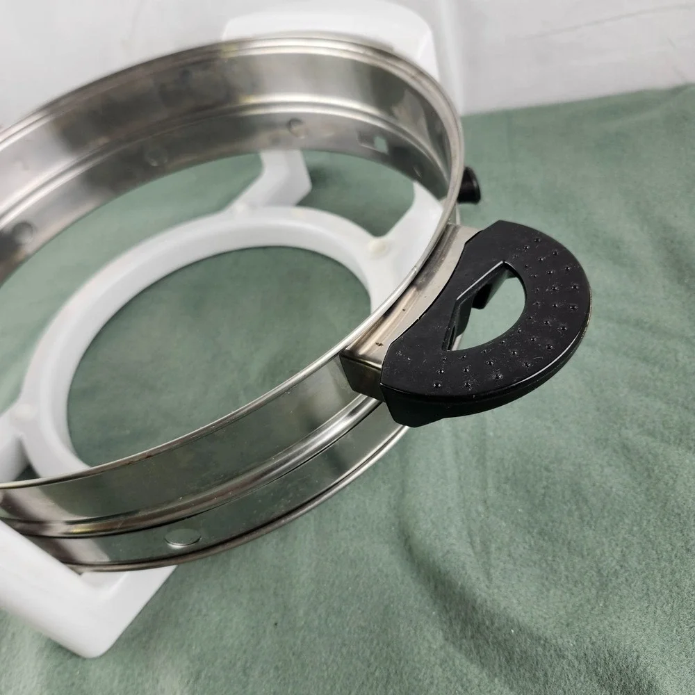 NutriChef PKAIRFR48 Infrared Air Fryer Replacement Extender Ring and Base/Handle